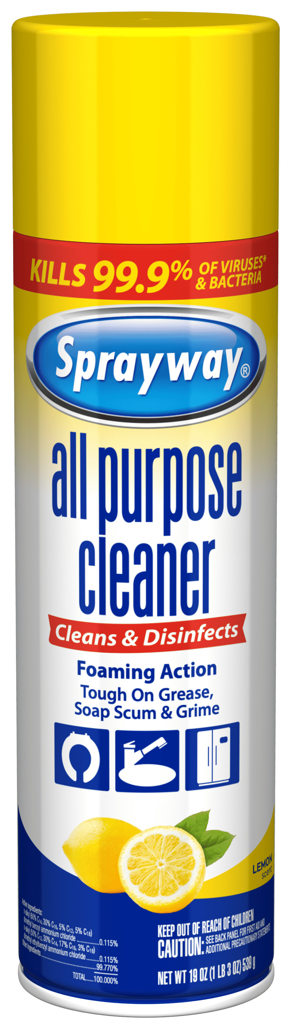 Sprayway All Purpose Cleaner Lemon Scent